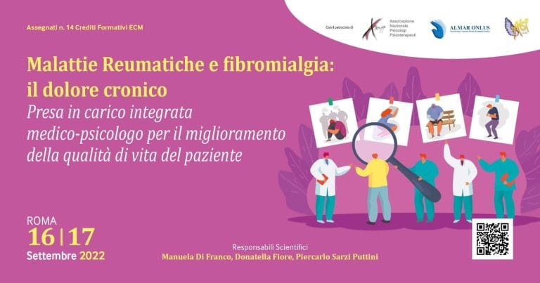 CORSO ECM GRATUITO “Malattie Reumatiche e Fibromialgia: il dolore cronico”