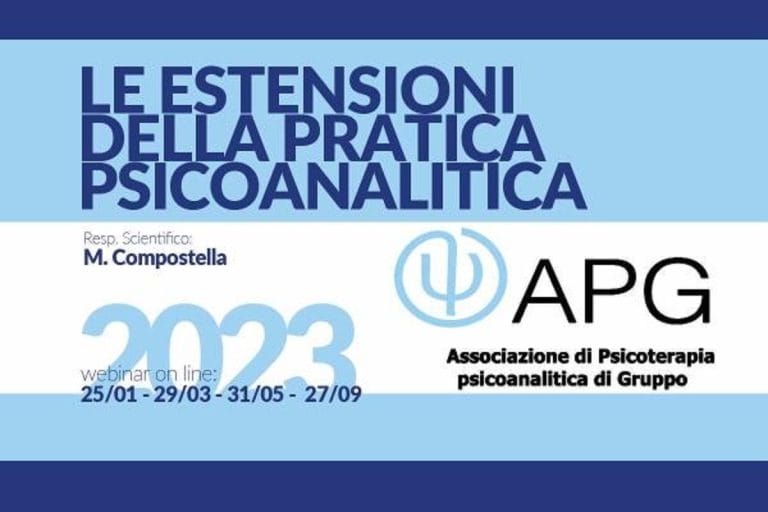 WEBINAR ECM GRATIS 2023: LE ESTENSIONI DELLA PRATICA PSICOANALITICA