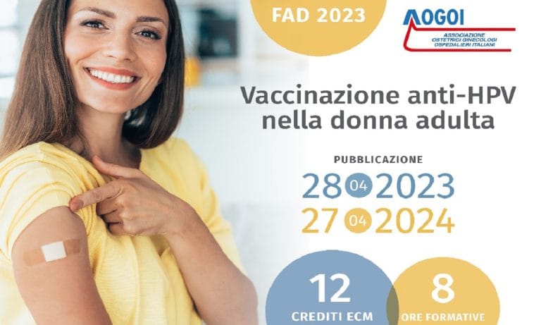 ECM gratis per infermieri: Vaccinazione anti-HPV nella donna adulta