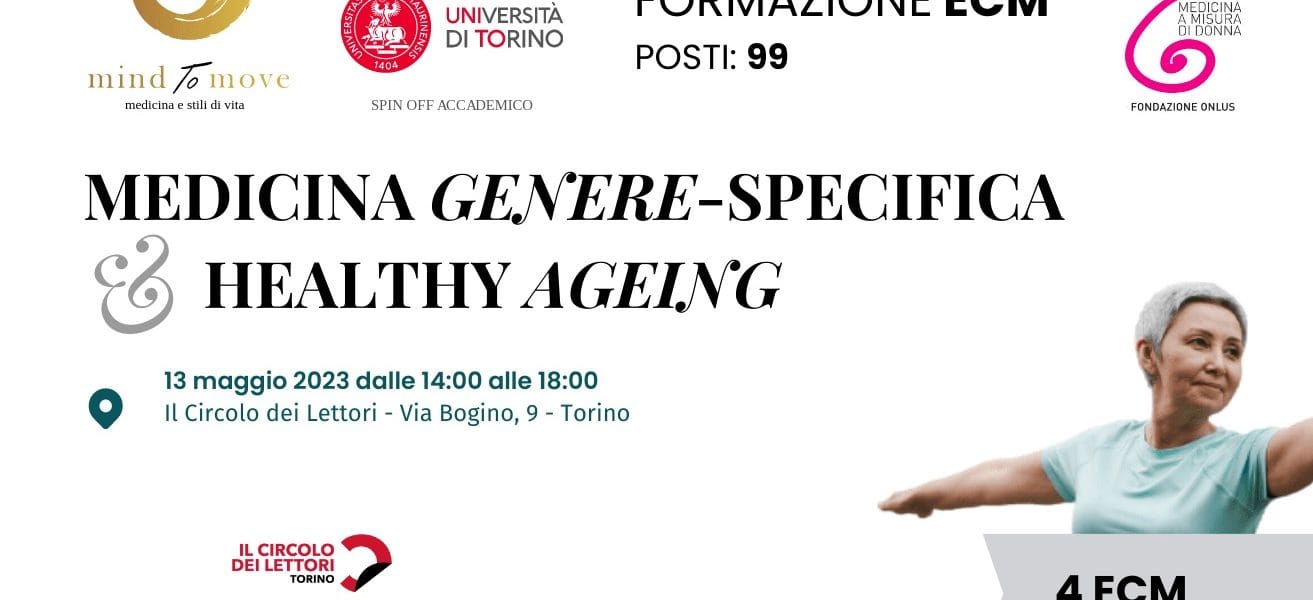 Corso ECM gratuito IN PRESENZA – Medicina Genere Specifica e Healthy Ageing