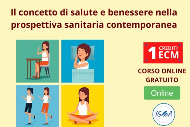 Corso ECM Online Gratuito Il concetto di salute e benessere nella prospettiva sanitaria contemporanea