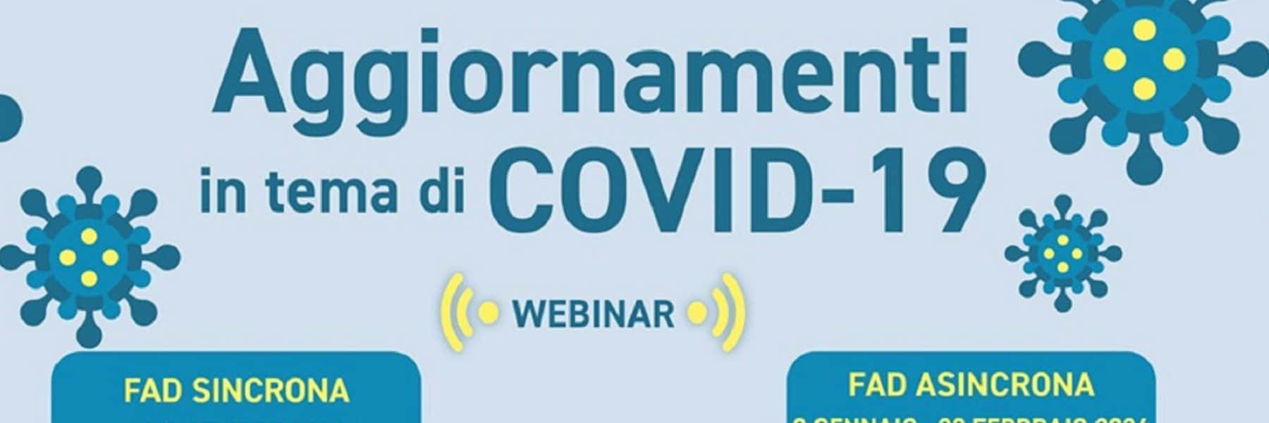 FAD ECM gratuita Aggiornamenti in tema di COVID-19