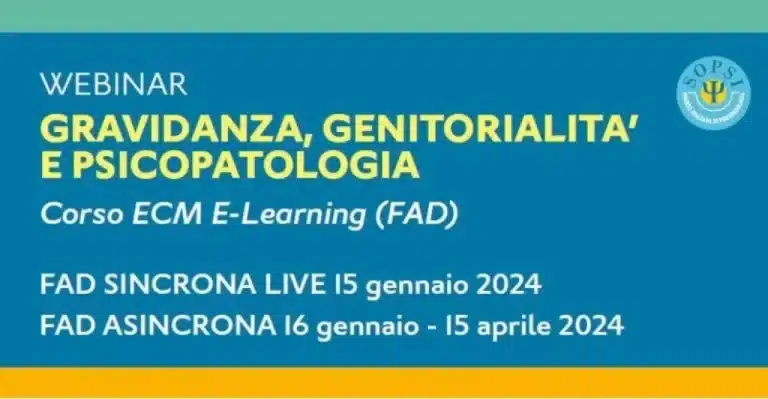 FAD ECM gratis: Gravidanza, genitorialità e psicopatologia