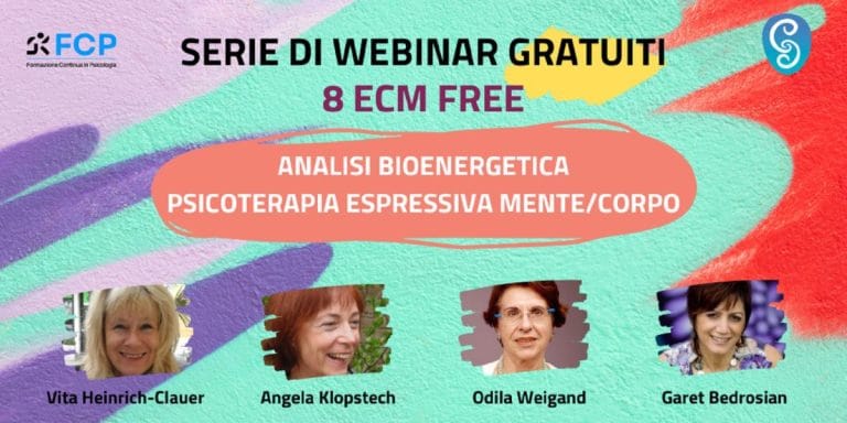 Analisi Bioenergetica. 4 Webinar Free
