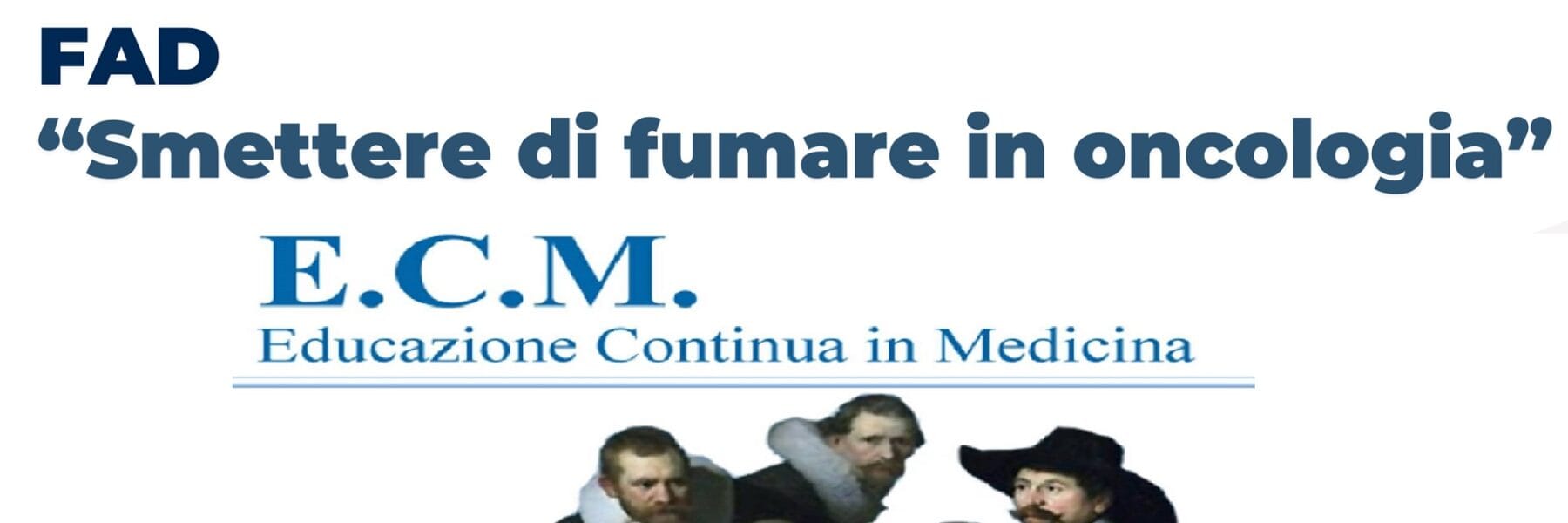 ECM per tutte le professioni sanitarie smettere di fumare in oncologia