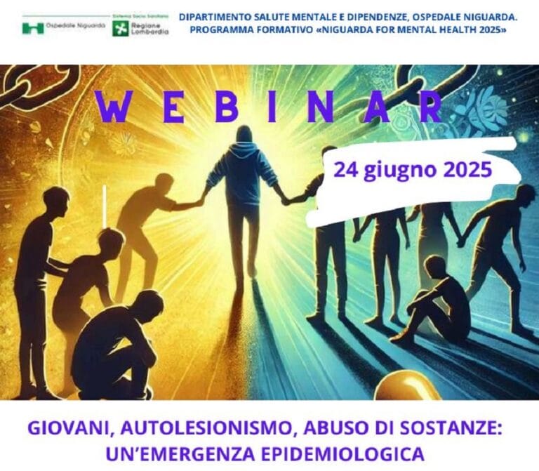 Webinar ECM gratuito: Giovani, autolesionismo, abuso di sostanze
