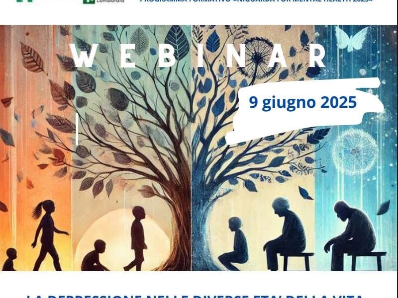webinar gratuito con ECM La depressione nelle diverse età della vita